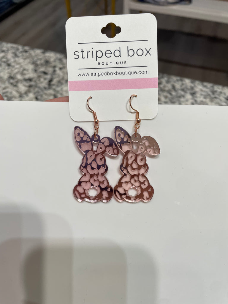 Bunny Leopard Earrings