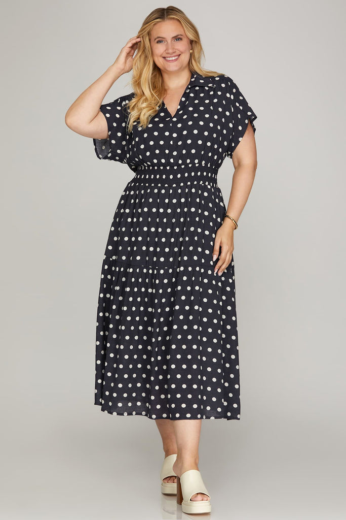 Black Polka Dot Dress