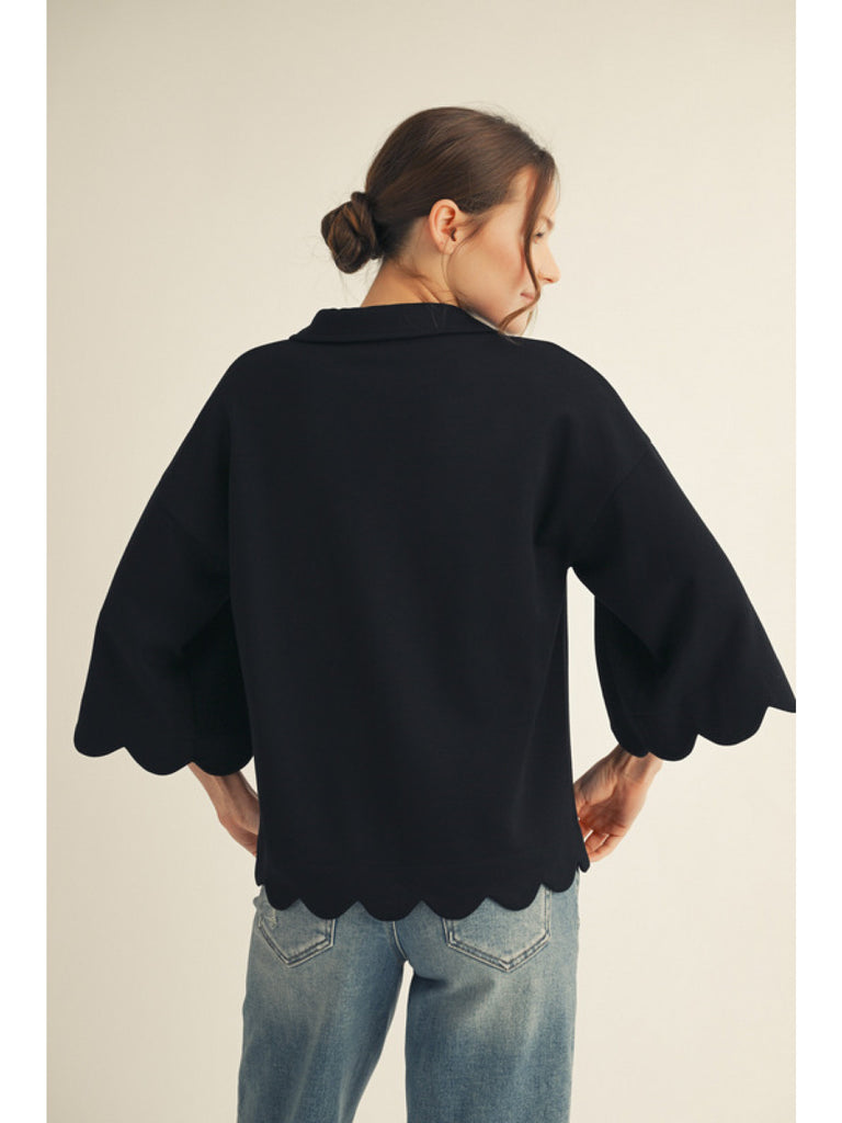 Scallop Cozy Top