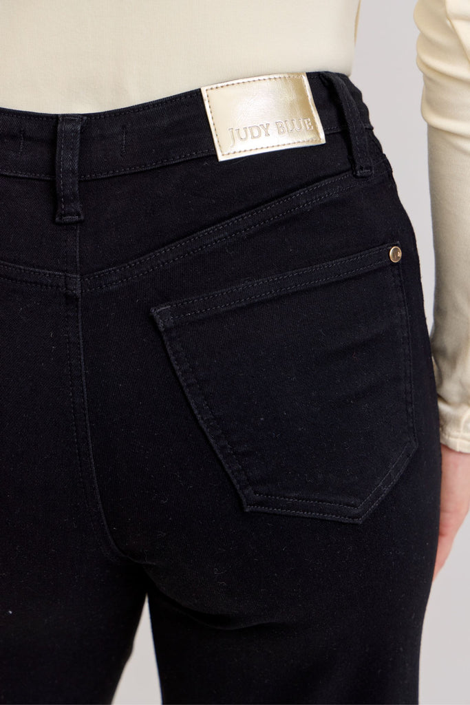 Judy Blue Black High Waist Retro Wide