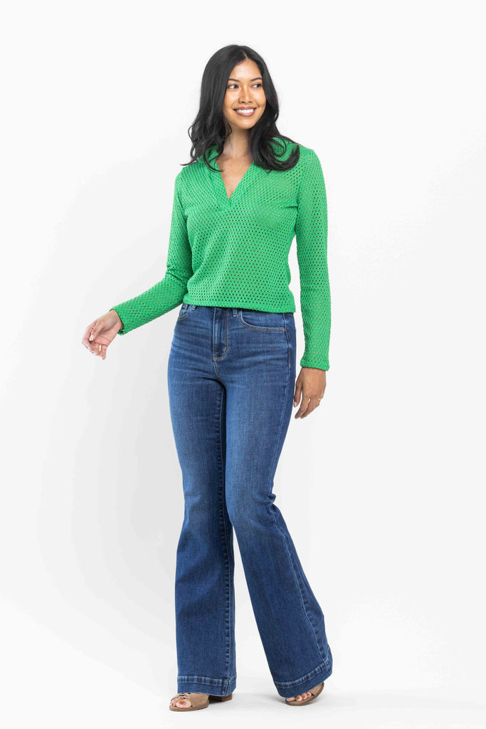 Judy Blue Wide Hem Flare Jeans