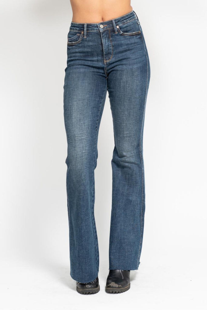 Judy Blue Shield Pocket Flare Jeans