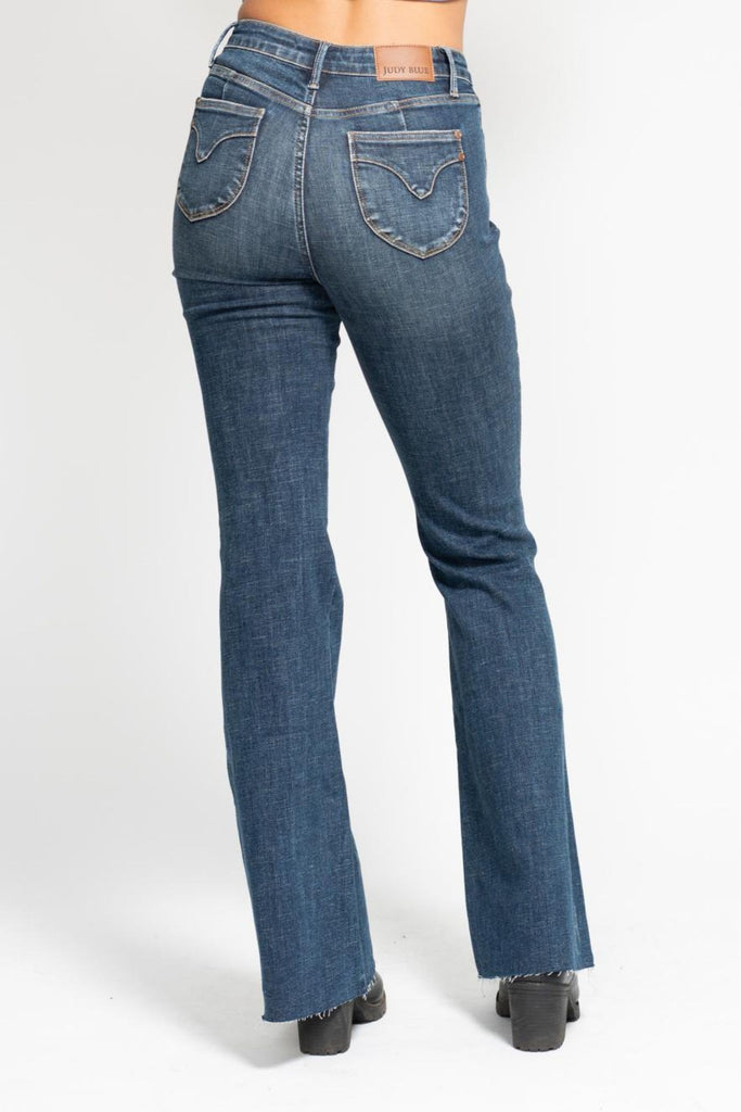 Judy Blue Shield Pocket Flare Jeans