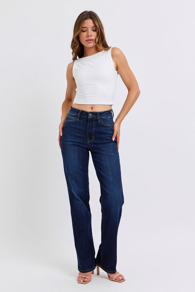 Judy Blue High Rise Straight Jean