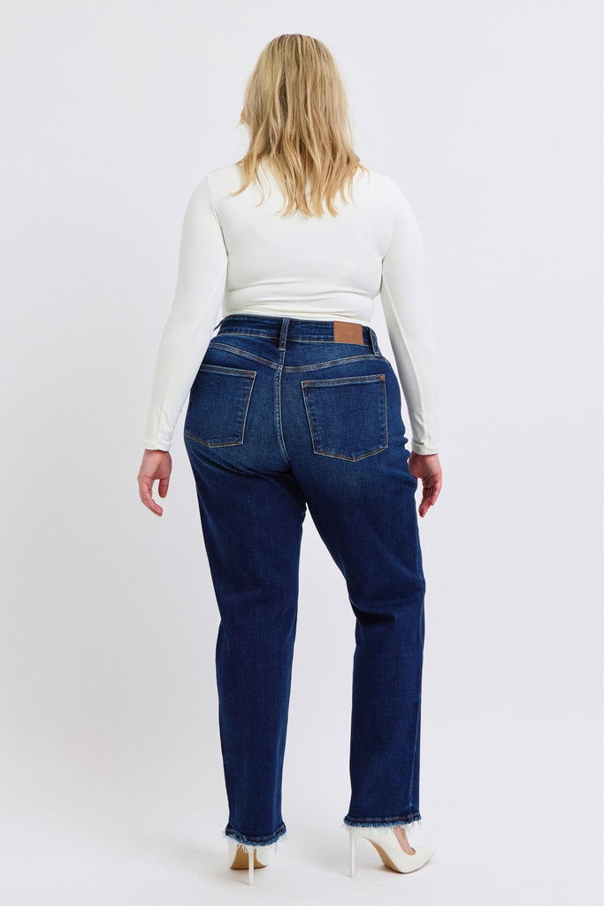 Judy Blue Straight Fray Hem