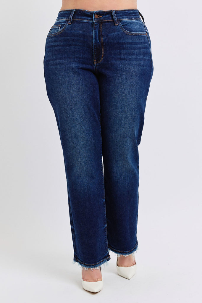 Judy Blue Straight Fray Hem