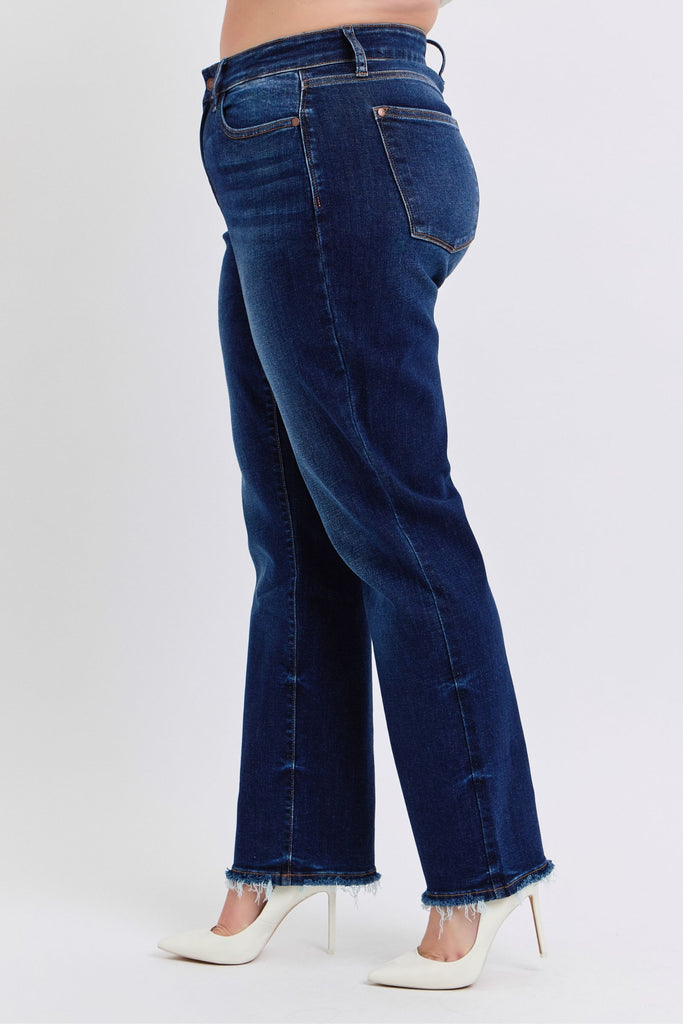 Judy Blue Straight Fray Hem