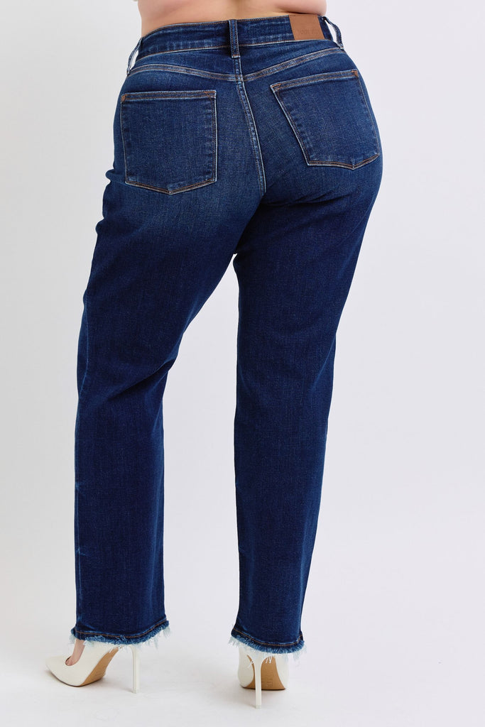 Judy Blue Straight Fray Hem