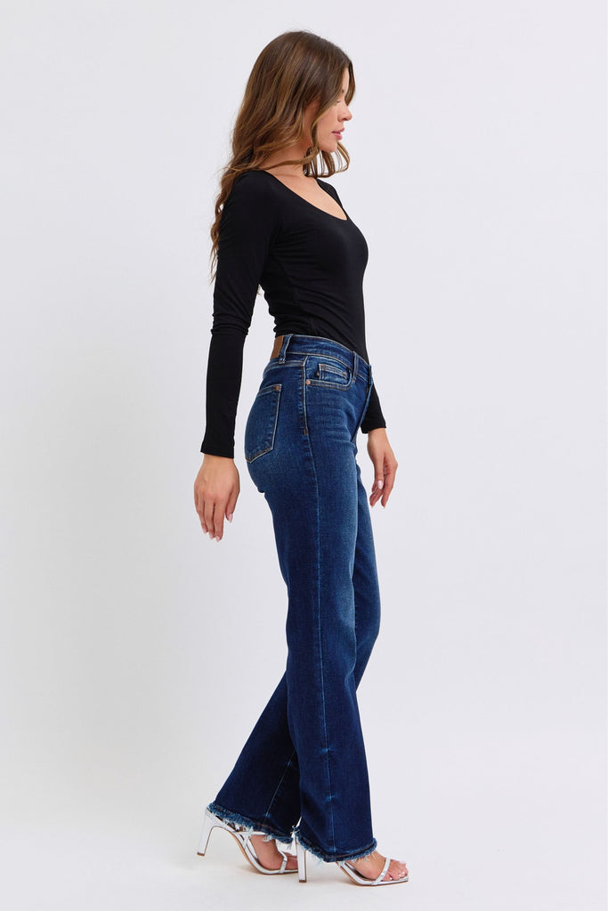 Judy Blue Straight Fray Hem