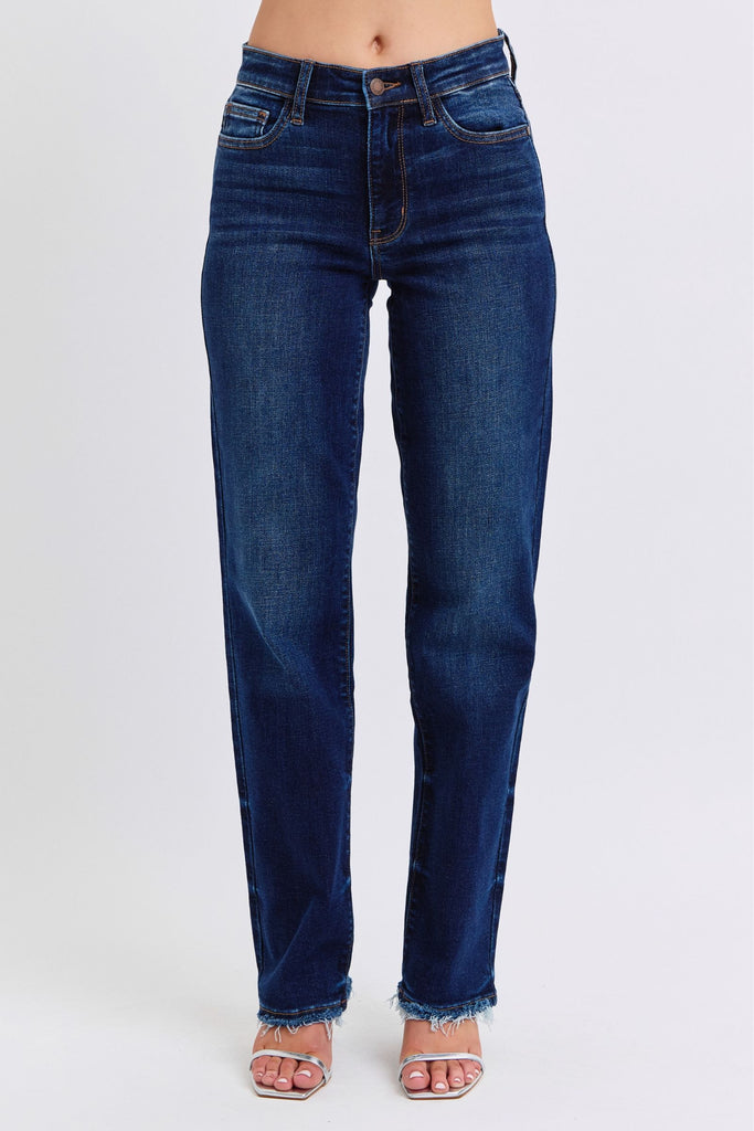 Judy Blue Straight Fray Hem