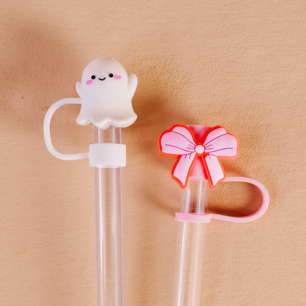 Straw Topper Set-Boos & Bows