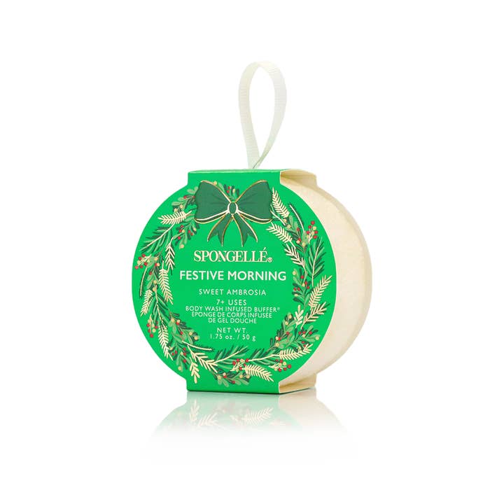 Spongelle Holiday Wreath Body Buffers