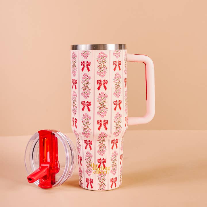 Oh So Merry Flip Straw Tumbler, 2 Sizes