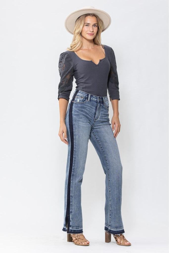 Judy Blue Striped Jeans