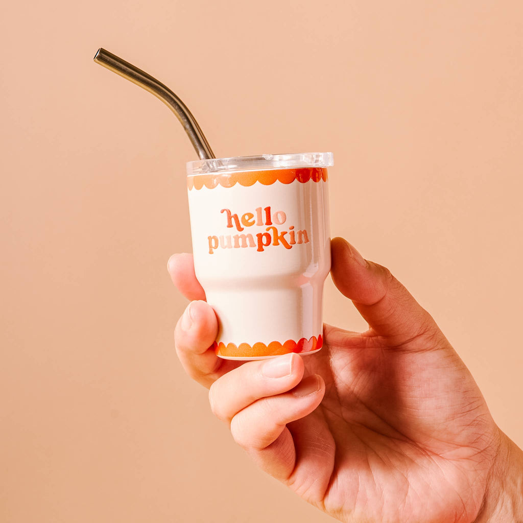2 oz Tiny Tumbler, Hello Pumpkin