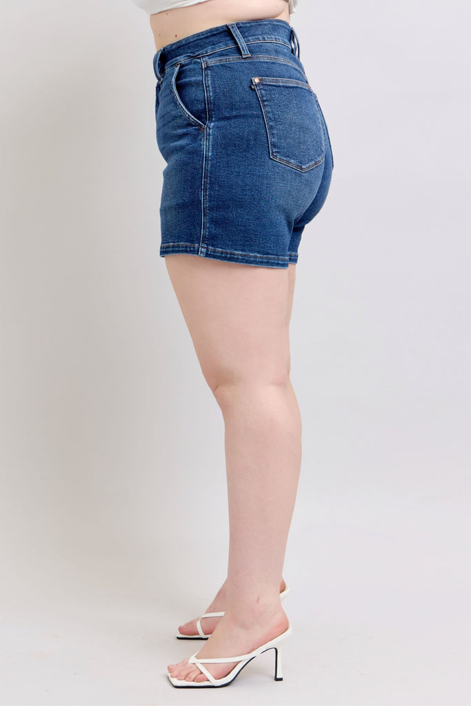 Judy Blue Double Button High Waist Short