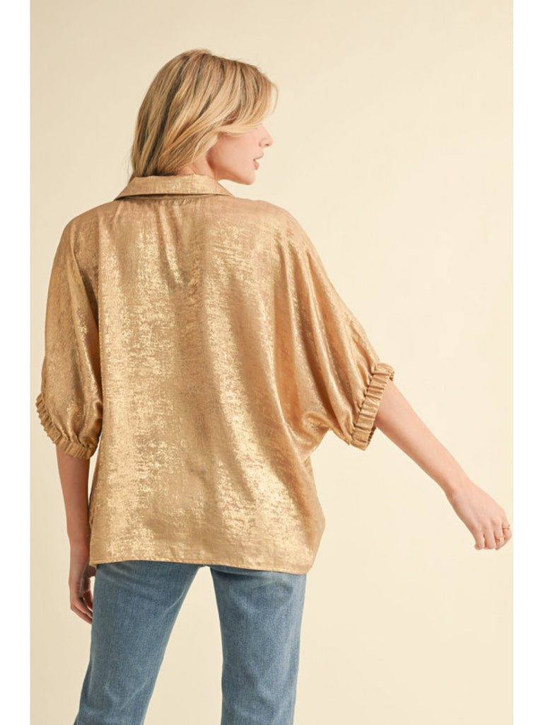 Metallic Blouse