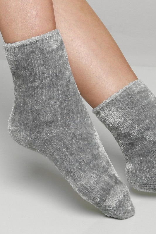 Chenille Socks