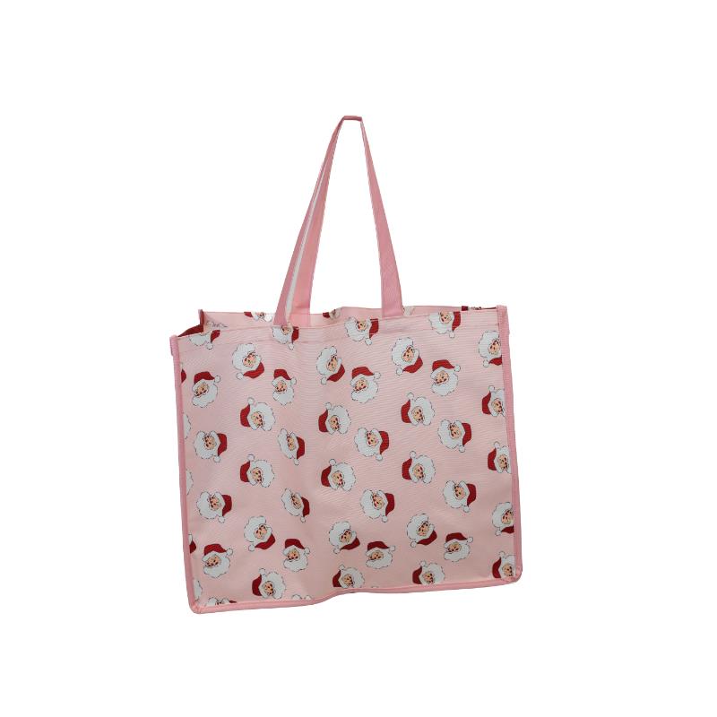 Pink Santa Jumbo Tote