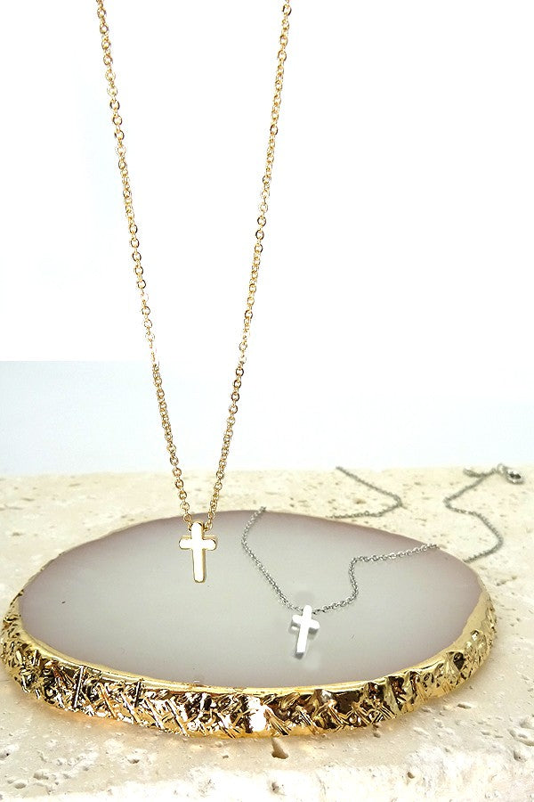 Mini Cross Necklace