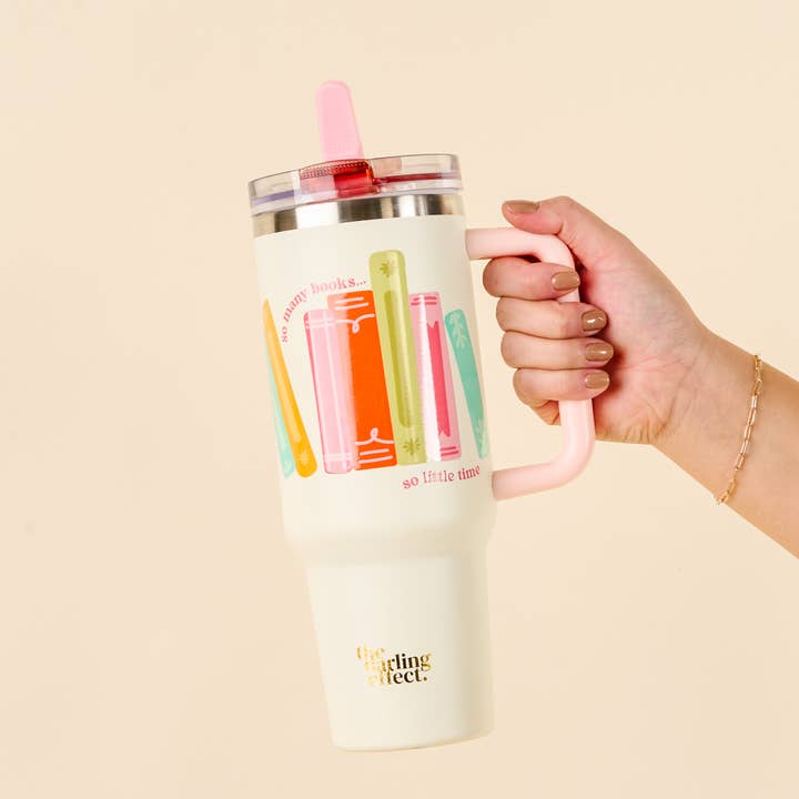 40 oz Tumbler So Many Books
