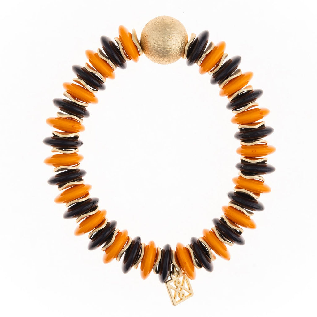 Chloe Bracelet Navy Orange