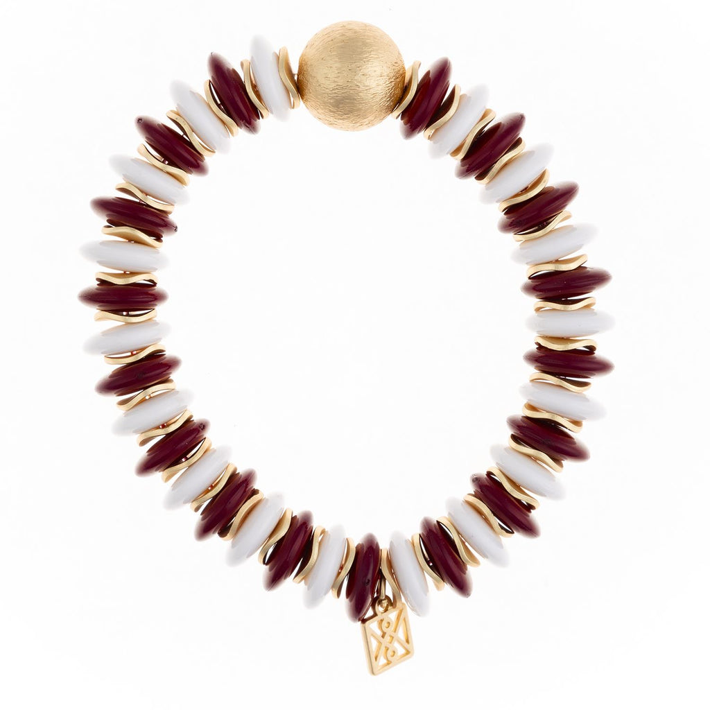 Chloe Bracelet Maroon