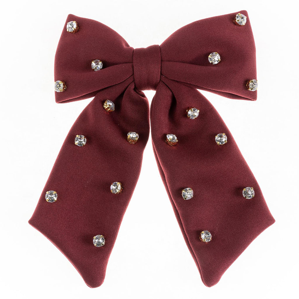 Maroon Hair Bow