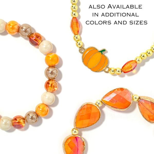 Erimish Pumpkin Patch Stack, Orange