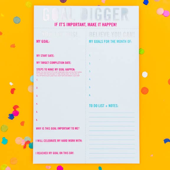 Goal Digger Notepad