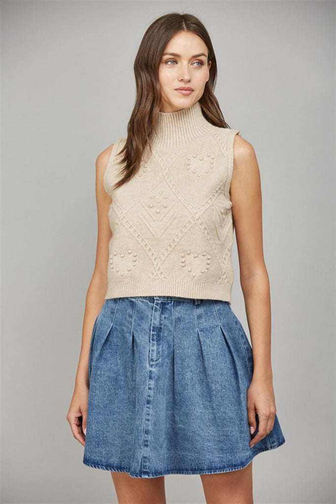 Cable Sweater Tank