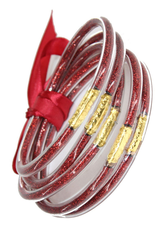 Glitter Jelly Tube Bracelet Stacks