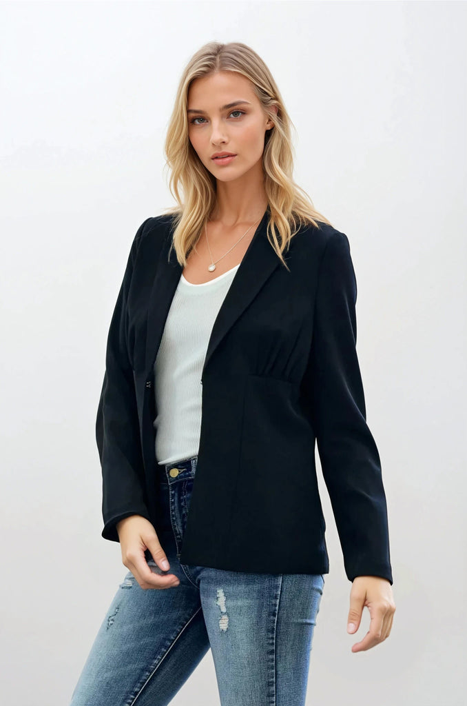 Black Cinched Blazer