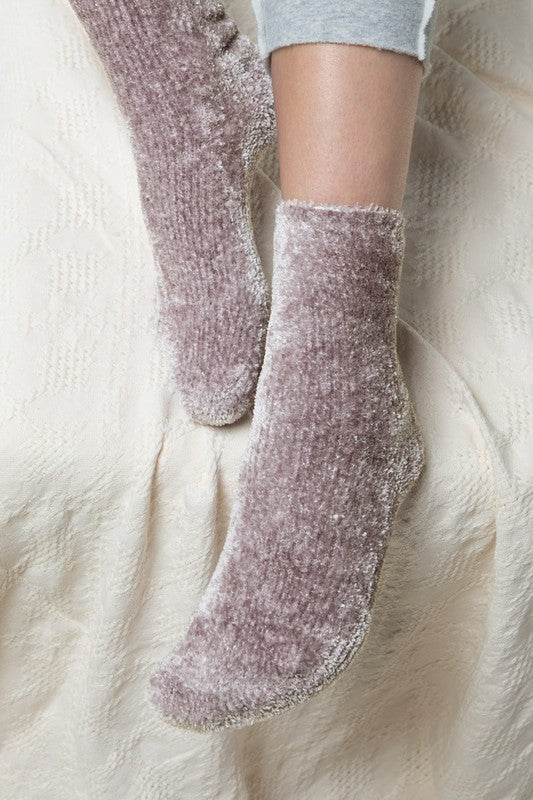 Chenille Socks