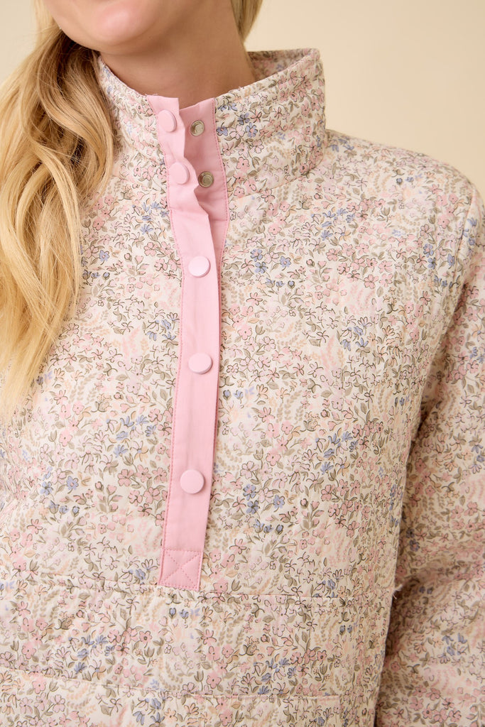 Ditsy Floral Quilted Jacket