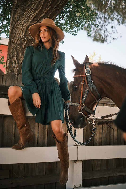 emerald green dress with cowboy boots long dress with boots formal Amazon.com: SceuQertc Western Boots Hat Maxi Dresses for Women Long