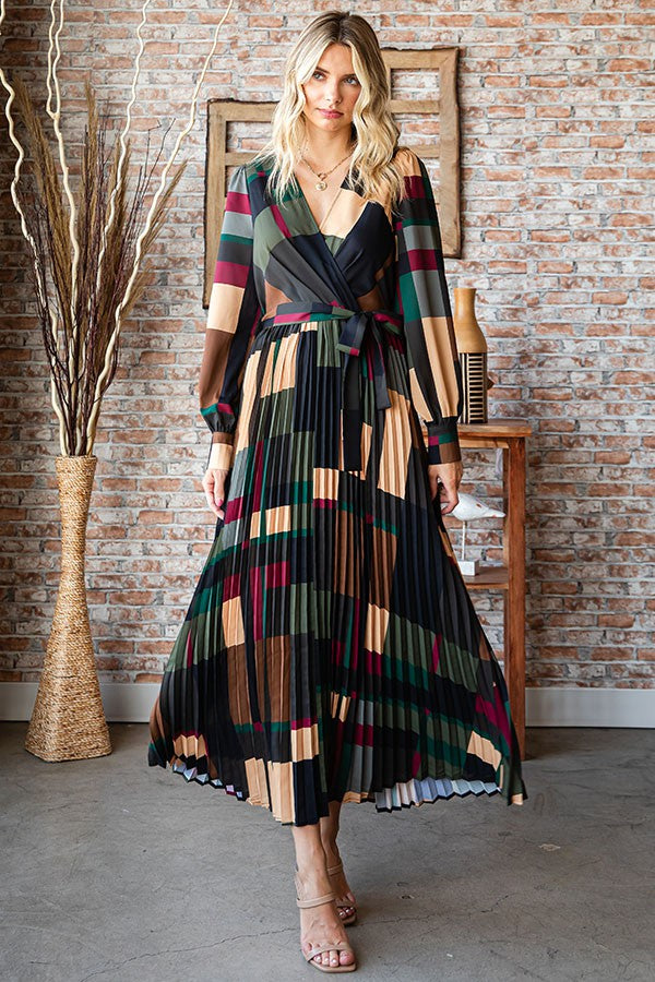 plaid pleated dress Memorable Vibe Strapless Plaid Pleated Mini Dress