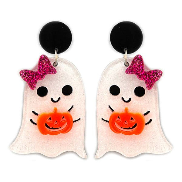 Girly Ghosts Acrylic Earrings
