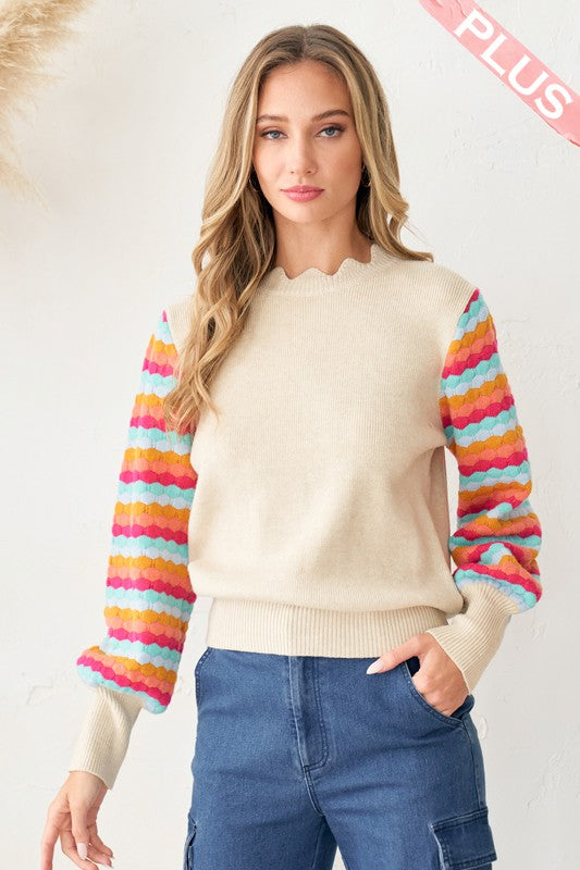 Sherbert Sleeve Sweater