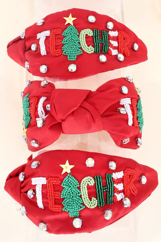 Christmas Teacher Headband