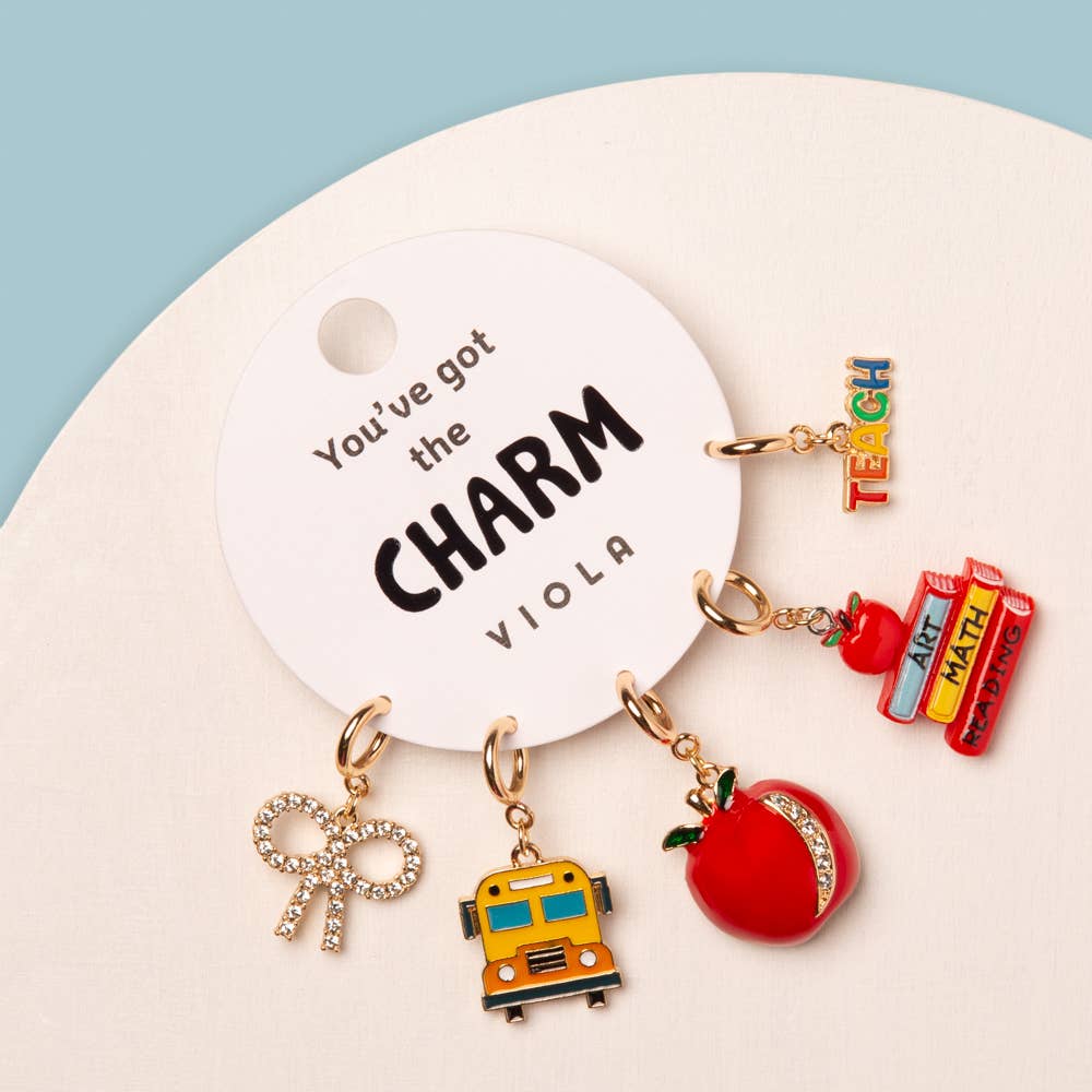 5-Pc School Charm Set