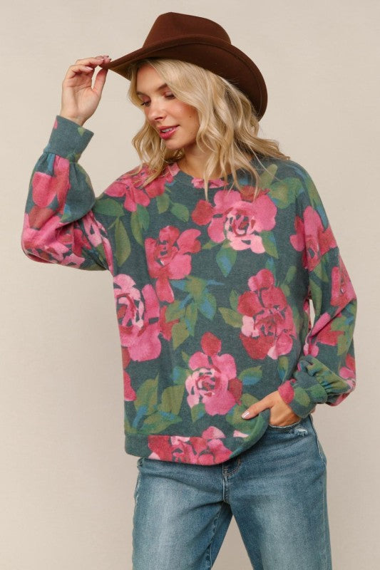 Hunter Floral Long Sleeve Top