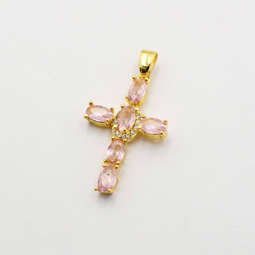 Pink Stone Cross