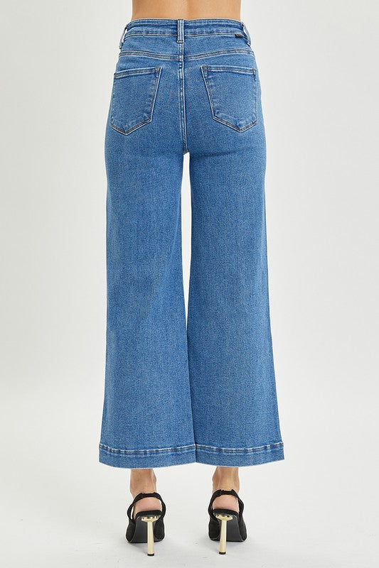 High Rise Ankle Jeans