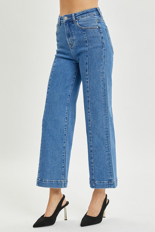 High Rise Ankle Jeans