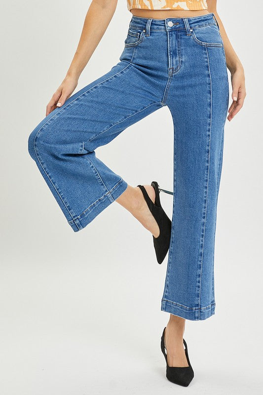 High Rise Ankle Jeans