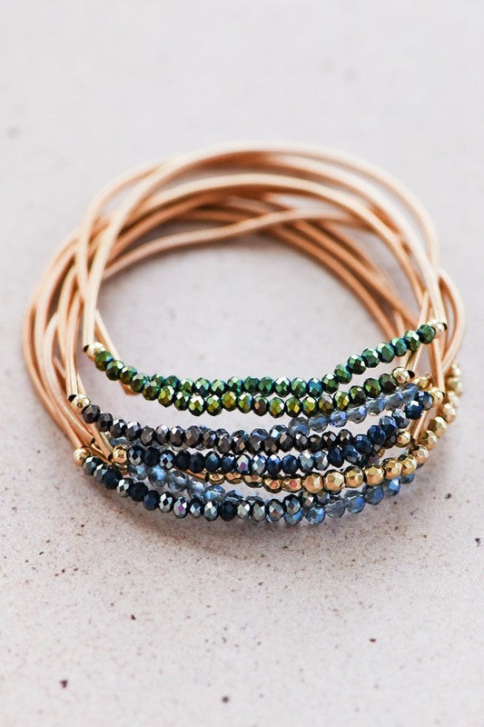 Layered Bead Guitar String Stacks