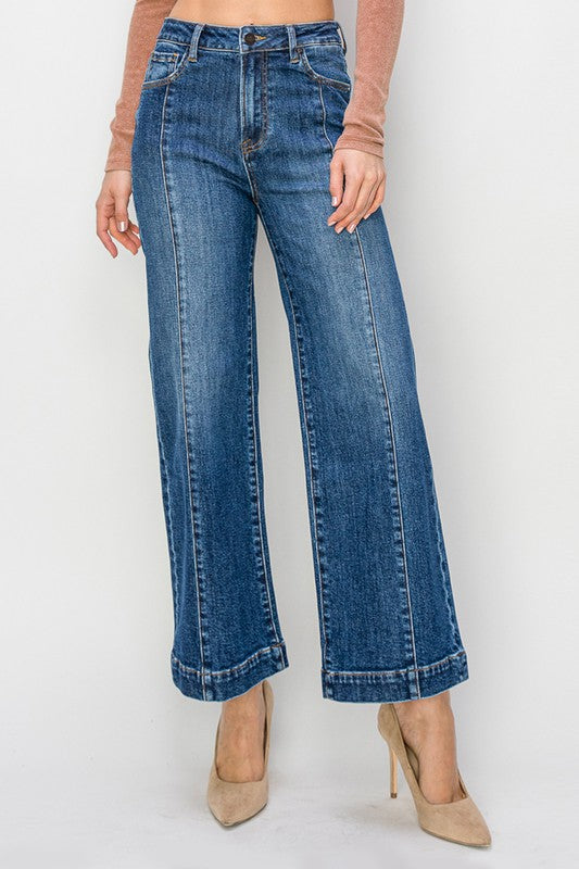 High Rise Ankle Jeans