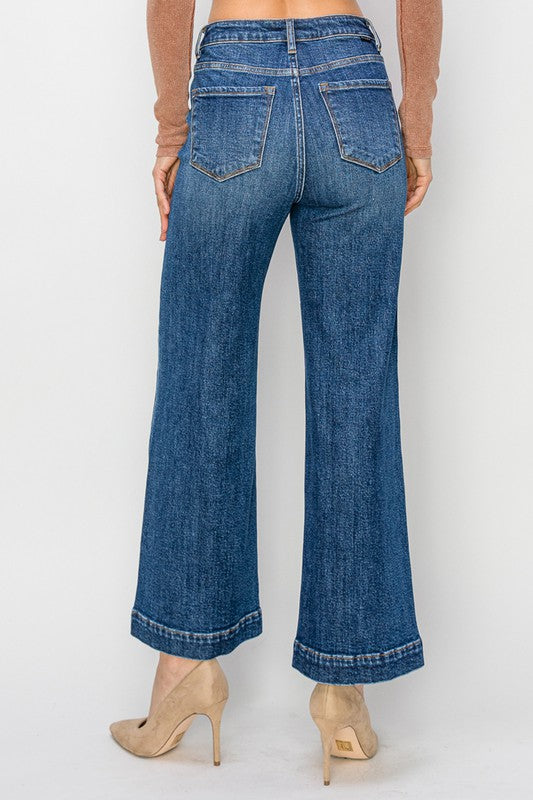 High Rise Ankle Jeans