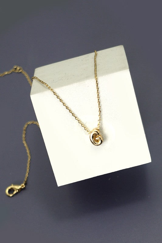 Mini Bubble Balloon Initial Necklace